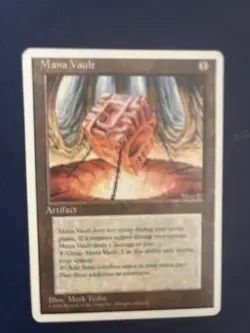 MTG 4TH (FOURTH) EDITION MANA VAULT PLAYED - Image 1