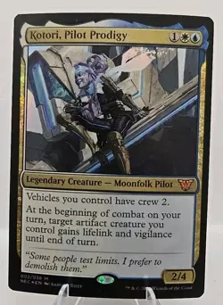 Kotori, Pilot Prodigy MTG Commander: Kamigawa: Neon Dynasty Foil - Image 1
