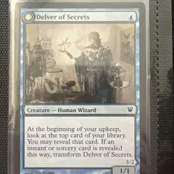 MTG Delver of Secrets - [ISD] Innistrad #51 Common - (NM): Near Mint Regular - Image 1