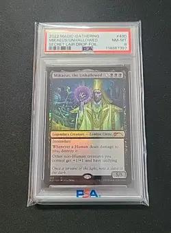 2022 Mikaeus the Unhallowed 490 FOIL Secret Lair Drop MTG PSA 8 SLD NM - Image 1