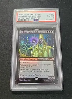 2022 Mikaeus the Unhallowed 490 FOIL Secret Lair Drop MTG PSA 8 SLD NM - Image 2
