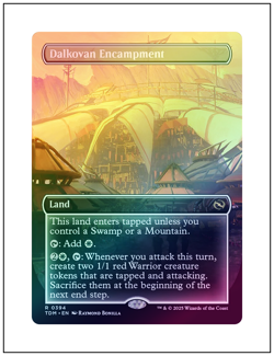 1x Dalkovan Encampment, Foil, Borderless Art, Magic MTG NM - Image 1