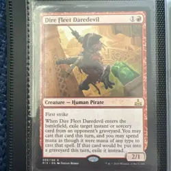 Dire Fleet Daredevil 0162 Non Foil Rare Thunder Junction MTG Near Mint - Image 1