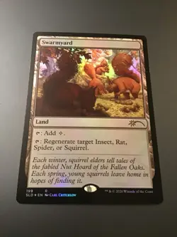 MTG Secret Lair #199 Swarmyard Foil - Image 1
