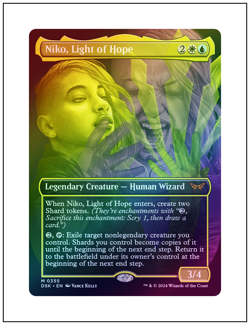 1x Niko, Light of Hope, Foil, Borderless Art, Magic MTG NM - Image 1