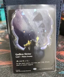 Godless Shrine (Borderless) (Galaxy Foil) 0375 Edge of Eternities MTG EOE - Image 1
