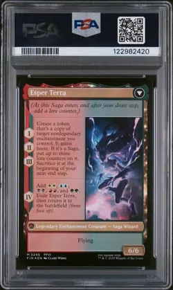 2025 MTG Final Fantasy Terra, Magical Adept Foil #245 PSA 10 POP 1 - Image 2