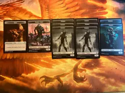 MTG 10 x Double-Sided Token (Zombie) Commander: Innistrad: Midnight Hunt NM! - Image 2