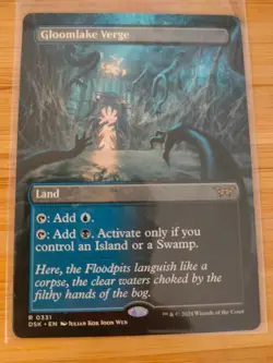 MTG Gloomlake Verge (Borderless) 0331 Duskmourn M/NM Free UK P&P - Image 1