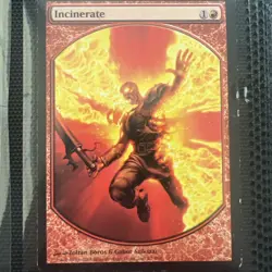 Incinerate NM Textless Player Rewards Promo MTG See Photos Magic the Gathering - Image 1