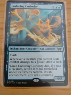 MTG Enduring Curiosity 0051 Duskmourn M/NM Free UK P&P - Image 1