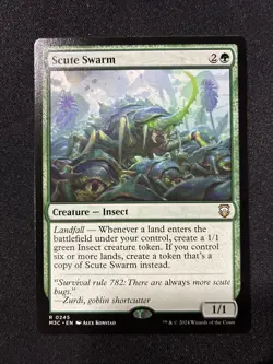 MTG - Scute Swarm Commander: Modern Horizons 3 - Image 1