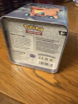*FACTORY SEALED* SINGLE POKEMON TCG STEEL Stacking Tin: 3 Booster Packs Inside - Image 2