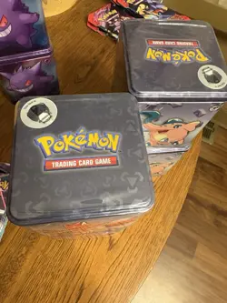 *FACTORY SEALED* SINGLE POKEMON TCG STEEL Stacking Tin: 3 Booster Packs Inside - Image 4