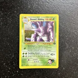 Pokemon Pokemon Gym Challenge Giovanni's Nidoking (HR) #7 (Holo) VG - Image 1