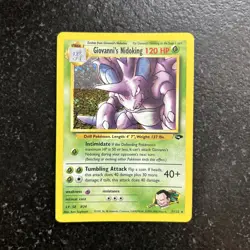Pokemon Pokemon Gym Challenge Giovanni's Nidoking (HR) #7 (Holo) VG - Image 2