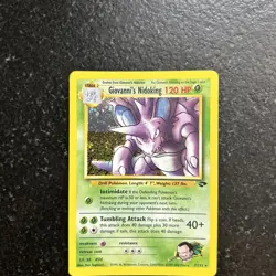 Pokemon Pokemon Gym Challenge Giovanni's Nidoking (HR) #7 (Holo) VG - Image 5