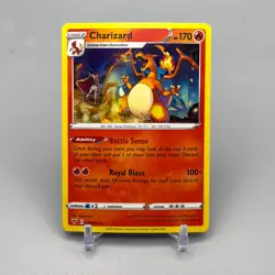Pokemon Charizard 025/185 Swsh04: Vivid Voltage Cracked Ice Holo - Image 1
