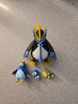 piplup figures pokemon 151 ccg tcg cards charizard holo foil pikachu pokepeace - Image 1