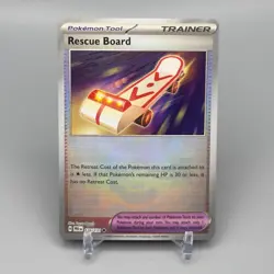 Pokemon - Rescue Board (Poke Ball Pattern) 126/131 Sv: Prismatic Evolutions Holo - Image 1