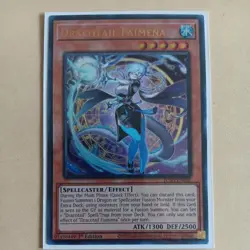 Yugioh Dracotail Faimena ultra rare jush-en002 + Free Rahu - Image 1