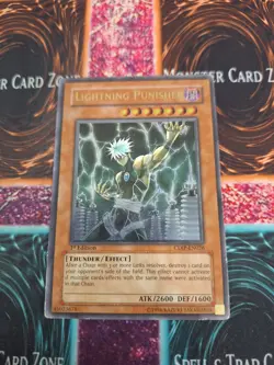 Yugioh Lightning Punisher CDIP-EN026 Ultimate Rare 1st Edition LP/MP - Image 1