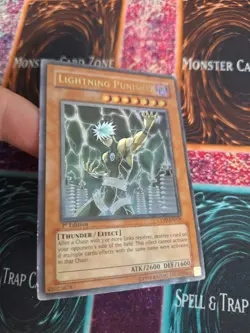 Yugioh Lightning Punisher CDIP-EN026 Ultimate Rare 1st Edition LP/MP - Image 2