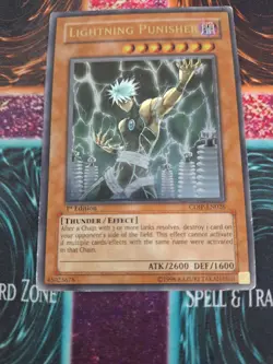 Yugioh Lightning Punisher CDIP-EN026 Ultimate Rare 1st Edition LP/MP - Image 5