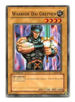 Warrior Dai Grepher - LOD-020 1st Edition - YuGiOh-LP - Image 1