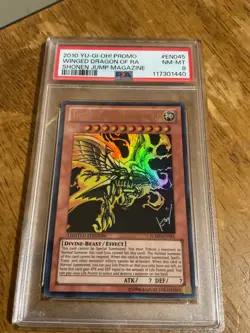 The Winged Dragon of Ra Limited Edition Jump Promo Holo Rare- Yugioh PSA 8 NM-MT - Image 1
