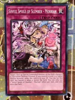 Yugioh Sinful Spoils Of Slumber - Morrian LEDE-EN075 Single - Image 1