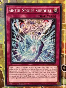 Yugioh Sinful Spoils Subdual LEDE-EN074 Single - Image 1