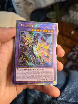 Yugioh The Dark Magicians RA04-EN054 1st Quarter Century Secret Rare - Image 1