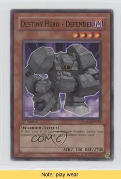 Destiny HERO - Defender 1st Ed. YuGiOh Power of the Duelist #POTD-EN013 READ ds6 - Image 1