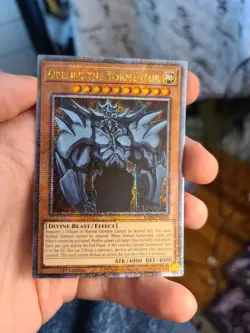 Yugioh Obelisk the Tormentor RA04-EN116 1st Quarter Century Secret Rare - Image 1