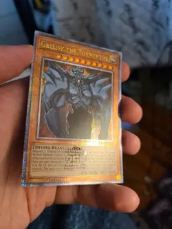 Yugioh Obelisk the Tormentor RA04-EN116 1st Quarter Century Secret Rare - Image 2