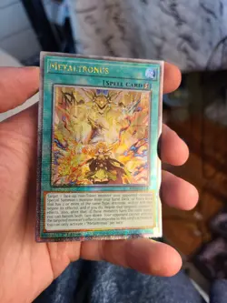 Yugioh Metaltronus RA04-EN100 1st Quarter Century Secret Rare - Image 1