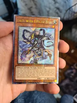 Yugioh Sage with Eyes of Blue RA04-EN266 1st Quarter Century Secret Rare - Image 1