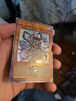 Yugioh Sage with Eyes of Blue RA04-EN266 1st Quarter Century Secret Rare - Image 2