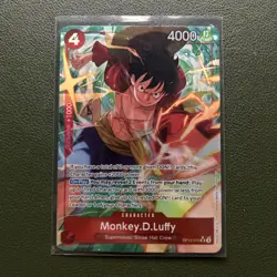 OP12-015 Monkey .D. Luffy SR Alt Art AA One Piece Card Game TCG English Rayleigh - Image 1