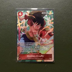 OP12-015 Monkey .D. Luffy SR Alt Art AA One Piece Card Game TCG English Rayleigh - Image 2