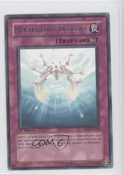R - Miraculous Descent 1st Ed. YuGiOh Enemy of Justice #EOJ-EN058 2006 0a1 - Image 1