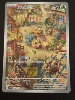 Bramblin - 198/193 - Pokemon Paldea Evolved Illustration Rare Card NM or Better! - Image 1