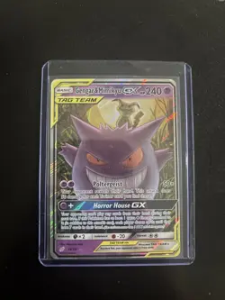 Gengar & Mimikyu GX - 53/181 - Pokemon Team Up Sun & Moon Ultra Rare Card NM - Image 3