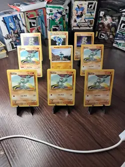 Pokemon TCG Machop And Machoke 9 Card Lot (Some Rocket And Base 2) - Image 1