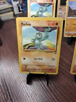 Pokemon TCG Machop And Machoke 9 Card Lot (Some Rocket And Base 2) - Image 2