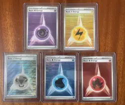 Pokemon Black Bolt / White Flare Horizontal Holo Basic Energy -Choose your Card- - Image 1