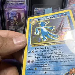 Misty's Golduck Gym Holo Pokemon Card Base Jungle Fossil WOTC NM+ - Image 5