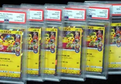 Tea Party Pikachu 325/SM-P PSA 10 Japanese Holo Pokemon Card - Image 4