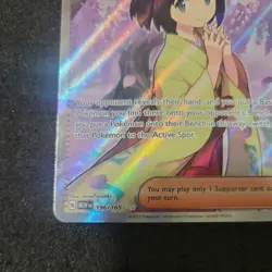 Pokemon TCG Erika's Invitation Scarlet & Violet Holo Ultra Rare Card 196/165 - Image 5